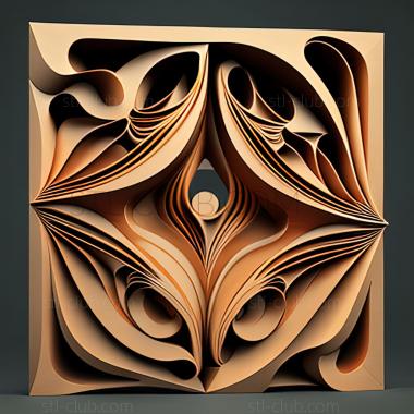 3D model st abstract art (STL)